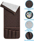 Sofa Armrest Organizer, Non-Slip Bedside Caddy Storage for Recliner Couch, 5 Pockets for Cell Phone, TV Remote