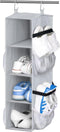 SLEEPING LAMB Short Hanging Shoe Organizer for Closet Storage with Mesh Side