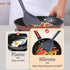 Wok Spatula, Silicone Turner with Heat Resistant Wooden Handle, Kitchen Utensil for Scooping, Flipping, Stirring
