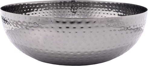 Creative Co-Op Metal Bowl, Oxidized Silver by Creative Co-Op