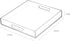 Clear Sturdy Acrylic Serving Tray - 12x12 Inch for Coffee, Appetizer, Breakfast, Makeup Drawer Organizer, Decorative