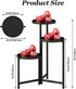 outdoor-3 9in Plant Stand indoor Tier black Tall Metal Flower Pot Holder Wide Potted Display Rack - Heavy Duty Corner