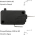 Microwave Oven Door Switch Replacement Part, 16A 125VAC, KW3AT-16, 2X Normally Open + 1x Normally Closed