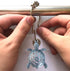 Sea Turtles Shower Curtain Hooks - Silver Metal Rust Proof Clips for Bathroom Accessories Set