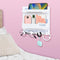 Floating Shelves for Bedside Shelf Accessories Organizer, Wall Mount Self Stick On, Cute Room Decor Aesthetic for