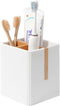 rejomiik Toothbrush Holders for Bathroom Countertop, 3 Slots Electric Toothbrush and Toothpaste Storage Organizer