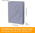 Naiveroo 43"x28"Gray Zero Gravity Folding Chair Cover with Storage Bag, Outdoor Lawn Patio Garden Chair Covers