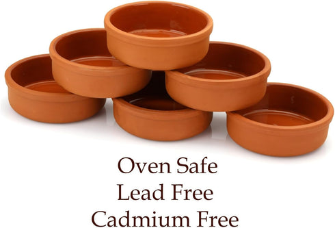 Set (Set 6)- Areste Mexican Clay Cookware of Terracotta Cooking Pots, Bowls, Plates, and Serving Dishes - Premium
