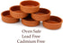 Set (Set 6)- Areste Mexican Clay Cookware of Terracotta Cooking Pots, Bowls, Plates, and Serving Dishes - Premium