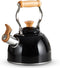 ROCKURWOK Tea Kettle, 1.6 Quart Whistling Tea Kettle, Food Grade Stainless Steel with Cool Touch Ergonomic Handle
