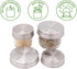 4 Pack Stainless Steel Spice Shaker Lid for Mason Jars (Regular Mouth)