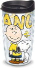 Tervis Double Walled Insulated Tumbler Cup, 10oz, Peanuts Colossal, Keeps Drinks Cold & Hot