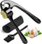 Garlic Press Crusher & Mincer Easy Squeeze Ergonomic Handle, Heavy Duty Zinc