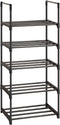 OYREL Shoe Rack, Sturdy Metal Shoes Rack Organizer,Narrow Shoes Stand Shelf 5