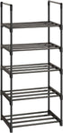 OYREL Shoe Rack, Sturdy Metal Shoes Rack Organizer,Narrow Shoes Stand Shelf 5