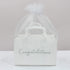Milestone Wine Labels and Gift Bag, 6 Bottle Congratulations Wedding Wine Crate with Wedding Milestone Stickers