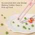 Training Chopsticks for Kids - Anti-dislocation Buckle Design, Harmless Material, Includes Portable Box (Pink)