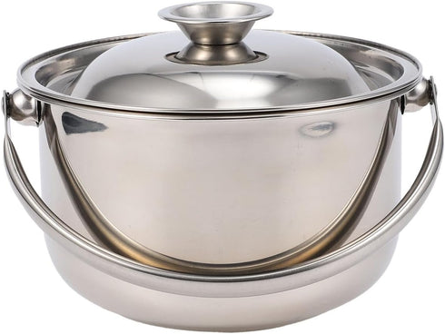 Stainless Steel Cooking Bowl Pasta Pan with Lids, Italian Pasta Cooking Pot, Egg Mixing Bowls, Sauce Pot with Lid,