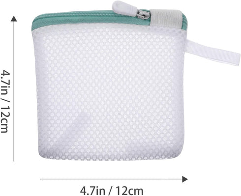 6pcs Laundry Bags Zipper Wash Bags Mini Mesh Washing Bags Net Bags Foldable Washing Machine Bags Soap Pouch Saver Laundry Pouch for Clothes Bed Sheet by AOKWAWALIY