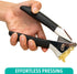 Set Garlic Press Heavy Duty Rust-Resistant Garlic Crusher & Mincer with Ergonomic Handles, Easy Squeeze Manual Garlic