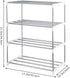 Closet (4-Tier, Small Shoe Rack, Narrow Stackable Shoe Shelf Organizer for Entryway, Doorway and Bedroom White)