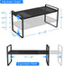 Countertop 1 Pack Expandable Cabinet Shelf Organizers, Kitchen Small Stand Rack Organization for Cupborad Pantry