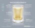 Set 6 (6 oz 177 ml) Teabloom Modern Insulated Turkish Tea Glasses - of Double Walled Glass Teacups /