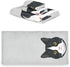 Aslsiy Set 3 Cute Black White Cat Towel Pcs Kitten Kitty Bath Hand Towels Washcloth Soft Thin Durable Towel