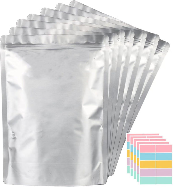 SHXWELL 30PCS 2 Gallon Mylar Bags for Food Storage, 13"x17" 10 Mil