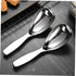 Serving Spoon, Metal Appetizer Spoons, Stainless Steel Serving Utensils, Non Stick Rice Scooper for Food Service