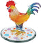 Glass Baron Sunrise Rooster Figurine