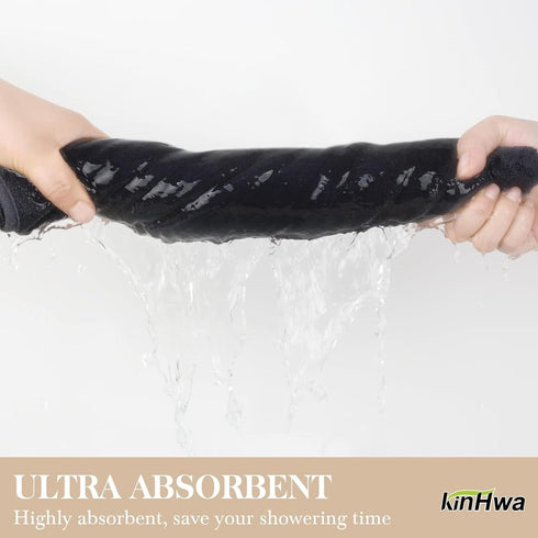 16inch 30inch (6, 16inch 30inch) KinHwa Microfiber Hand Towels for Bathroom Soft and Absorbent Face Towels for Bath