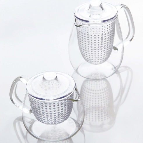 KINTO UNITEA Teapot, 15.2 fl oz (450 ml), Plastic, Dishwasher Safe, Heat Resistant Glass