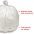 50 Count 2, 3, 4, 5, 6 iTouchless Small/Medium Trash Bags, Fits and Gallon Bins, Strong Bathroom Kitchen Garbage Can