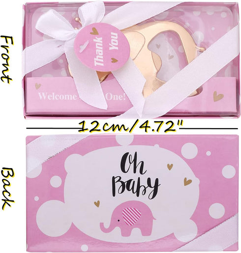 16PCS 16) Baby Shower Party Favor for Guests Crown Elephant Bottle Opener Baby Shower Return Gifts Baby Baptism