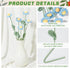 FINGERINSPIRE 5 pcs Handmade Crochet Daisy Flower Bouquet, Light Sky Blue Knitted Cotton Artificial Flowers for Home