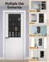 16 Closet 4 dodowin Over the Door Shoe Organizer Rack, Large Breathable Mesh Pockets, Foldable Hanging Storage Holder