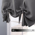 NICETOWN Thermal Insulated Blackout Short Curtain, Gray Tie Up Shade for Small Window