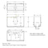 51912 10 7/8 6 1/2 4 1/4 inches TrippNT Shatterproof Dual Dispensing Paper Towel Holder, Clear, PETG, X X WHD