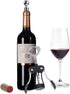 Foho Wine Opener, Multifunctional Wing Corkscrew for Wine and Beer Bottles, Luxury Waiter Corkscrew Set, Black