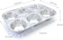 Muffin Pan, 6-Cup Aluminum Pans, Favorite Size for Baking Cupcakes - Standard Size (6-cup-20Pack)