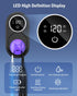 Toothbrush Sanitizer Holder, Upgraded UV Toothbrush Holder with Dual-Mode Clean & Fan Dry, LED Smart Screen
