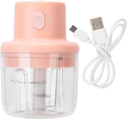 Food Processor, 250Ml Food Supplementary Machine for Mini Blender, Small USB Maker for Household Chopper