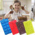 4 Pcs Silicone Numbers Alphabets Molds - FineGood Candy Biscuit Chocolate DIY Baking Trays
