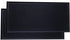 Bar Mat 12" x 6", Rubber Spill Mat for Cocktail Bartender Set of 2, Coffee Bar or Countertop Glass Drying Mat (Black)
