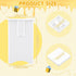 Roucerlin (1) Butter Spreader, Corn Cob Butter Dispenser with Built-In Cover, Butter Stick Holder, Butter Applicator