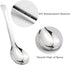 7.28 Inches Asian Soup Spoons, Stainless Steel Chinese Soup Spoon Set of 4 for Ramen Pho Dumplings