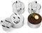 Uncle Jack Professional Stainless Steel Round Food Tower Cooking Rings - Presentation Cooking Rings (4 Sets)