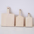 30 Pcs Mini Wooden Cutting Board with Handle, Unfinished Wood Blank Paddle Chopping Board for Kitchen DIY Decor