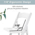 Allpop 550LB Commercial Set Resin Folding Chair with Vinyl Padded Seat, Capacity, Chair for Party Wedding Picnic